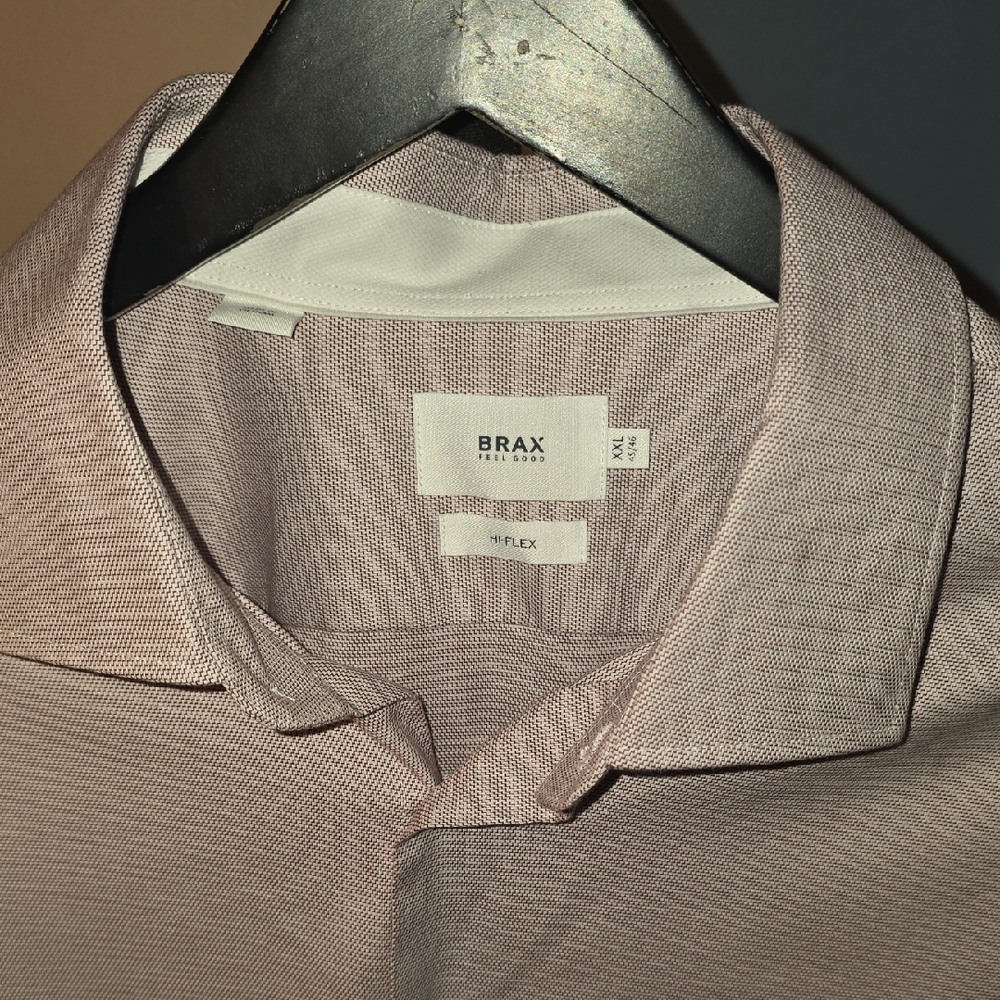 Men's Casual Button Down Shirt - Light Pink